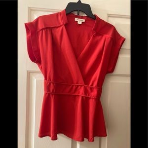 Red Monteau Blouse
